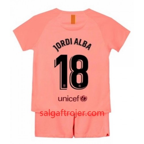 FC Barcelona Fodboldtrøjer Jordi Alba 18 Børn 3. sæt 2018/19 Kort ærmer FC Barcelona Fodboldtrøjer Jordi Alba 18 Børn 3. sæt 2018/19 Kort ærmer